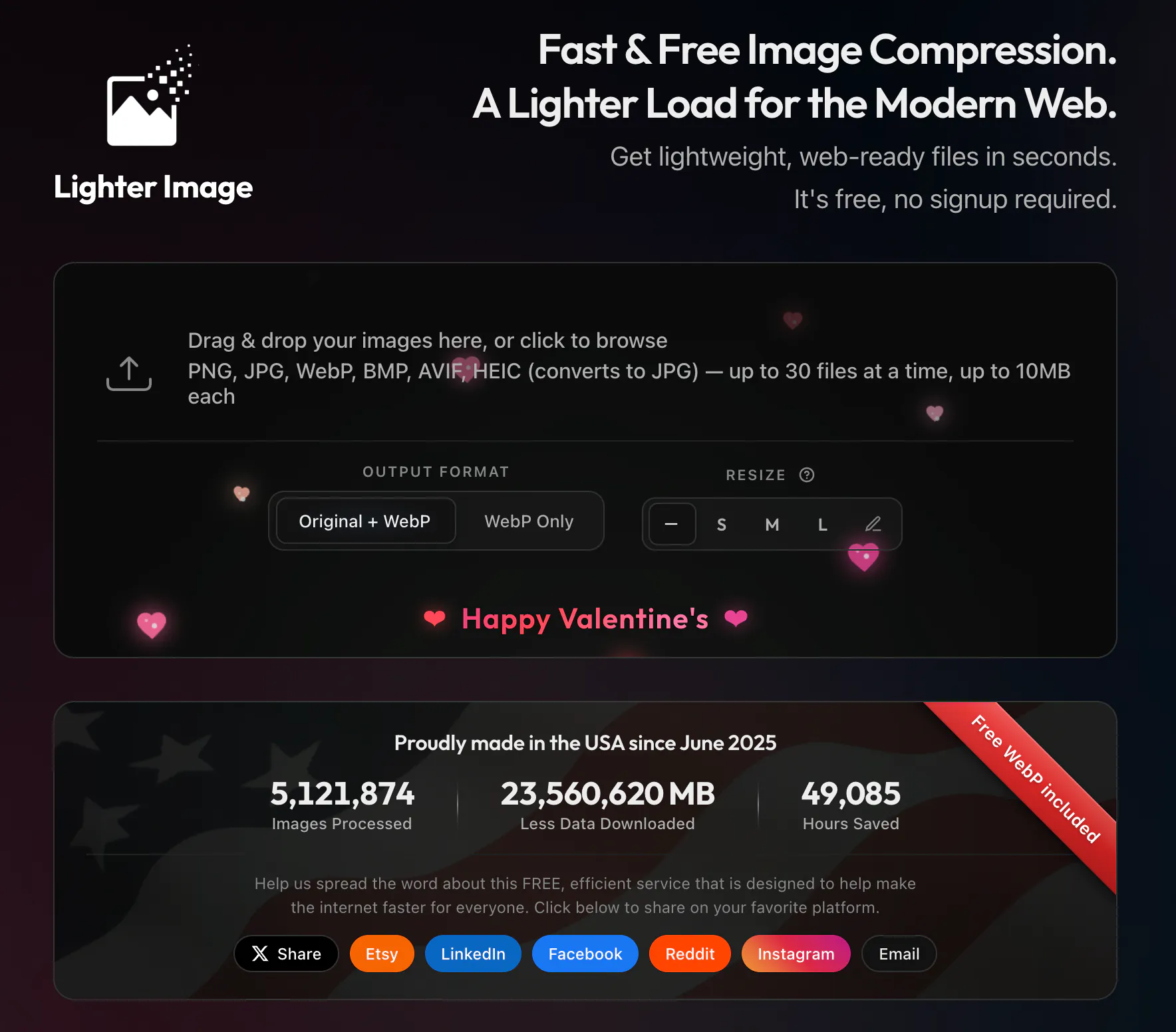 LighterImage — Browser-based image compression